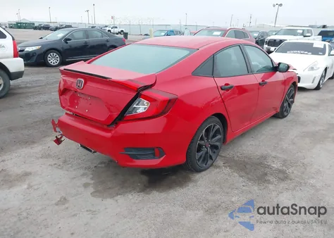 2020 Honda Civic Sport из США, поврежденный, VIN 2HGFC2F81LH582766